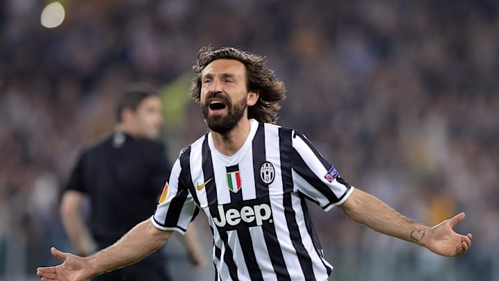 Andrea Pirlo colgó las botas con 73 goles en su haber