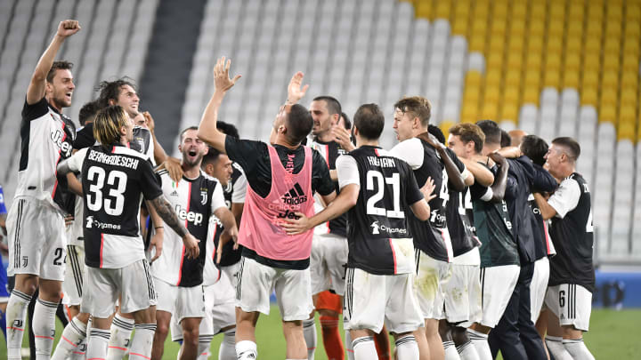 Juventus were crowned Serie A champions for the 2019/20 season