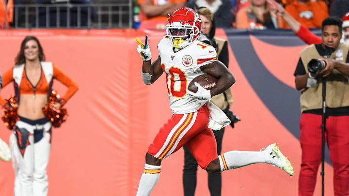 Kansas City Chiefs receiver Tyreek Hill