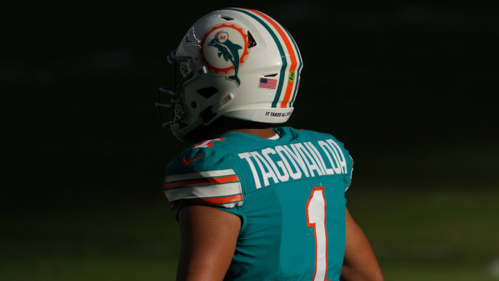 Brian Flores puts additional pressure of second-year quarterback Tua Tagovailoa to make a big jump in 2021. 