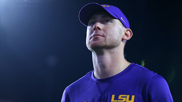 Joe Brady will stick around in Baton Rouge for the 2020 season Joe Brady will stick around in Baton Rouge for the 2020 season