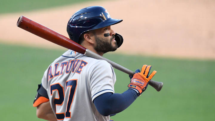 Altuve empujó la única carrera de los Astros eldomingo