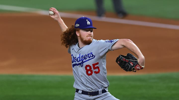 May ha permitido una carrera limpia en 6.2 innings en los playoffs de 2020 con los Dodgers