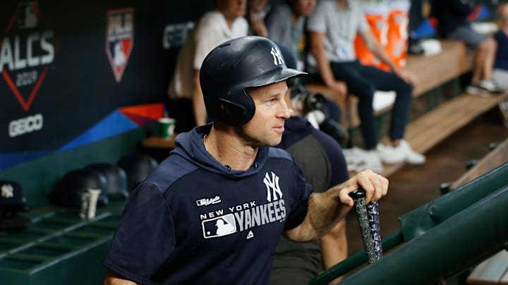  Brett Gardner durante el Juego 6 de Serie de Campeonato entre Yankees y Astros
