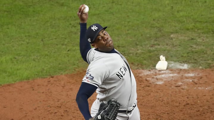 Aroldis Chapman regresa a la acción en el juego del lunes ante los Medias Rojas de Boston