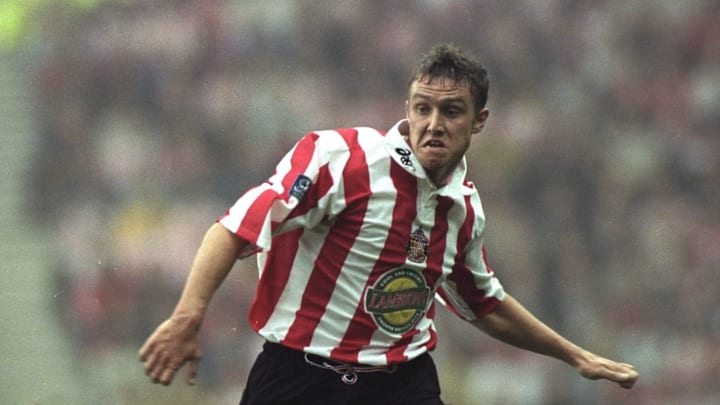 Lee Clark of Sunderland and Ian Hamilton of Sheffield United