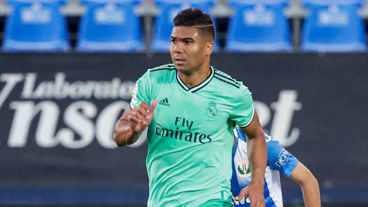 Casemiro con el Real Madrid