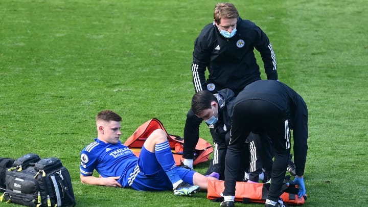 Barnes was stretchered off during his side's defeat to Arsenal