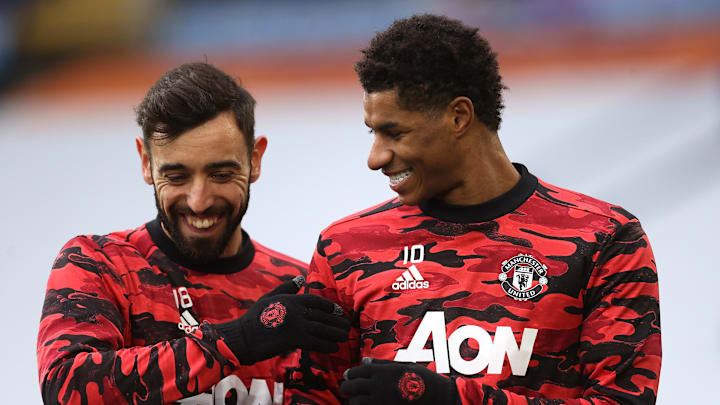 Bruno Fernandes, Marcus Rashford Bruno Fernandes, Marcus Rashford