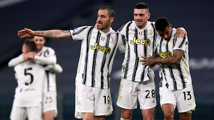 Leonardo Bonucci, Merih Demiral e Danilo Leonardo Bonucci, Merih Demiral e Danilo