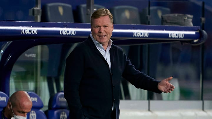 Barcelona President Joan Laporta publicly backed Ronald Koeman after a poor first campaign Barcelona President Joan Laporta publicly backed Ronald Koeman after a poor first campaign