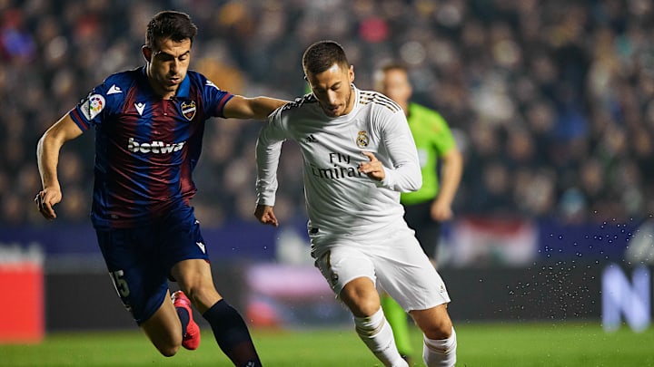 Real Madrid akan bertemu Levante di pekan ke-20 La Liga, Sabtu (29/1). Real Madrid akan bertemu Levante di pekan ke-20 La Liga, Sabtu (29/1).