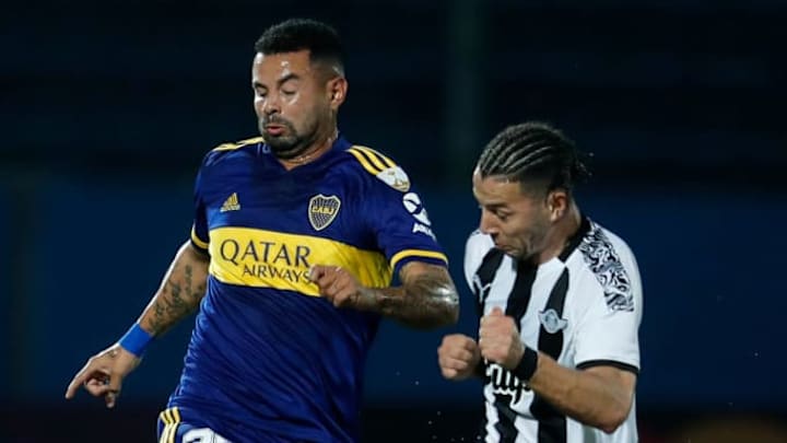Cardona a joué 28 minutes avec Boca contre Libertad en Copa Libertadores dans la nuit de lundi à mardi