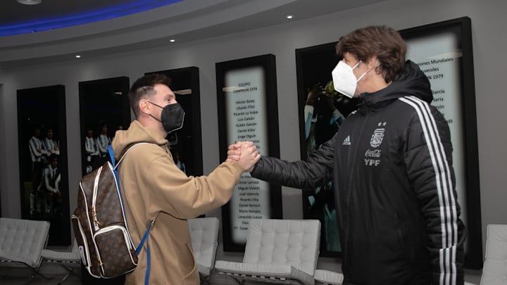Lionel Messi Arrives To Argentina