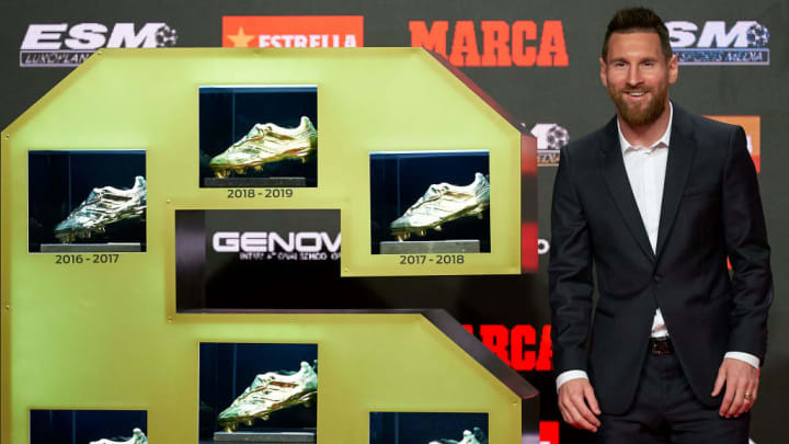Messi et ses 6 Souliers d'Or