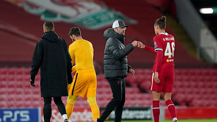 Rhys Williams & Jurgen Klopp