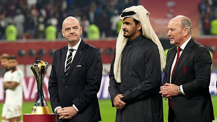 Den Club World Cup hat FIFA-Präsident Infantino (li.) bereits 2019 nach Katar geholt