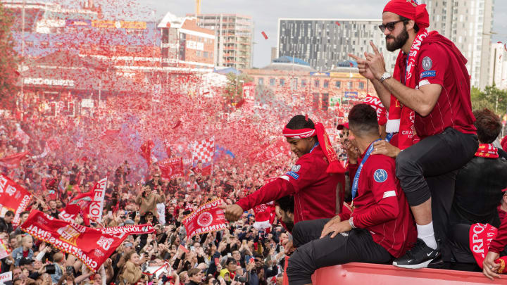 Liverpool Parade to Celebrate Winning UEFA Champions League