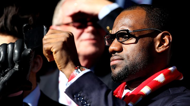 LeBron James di Anfield