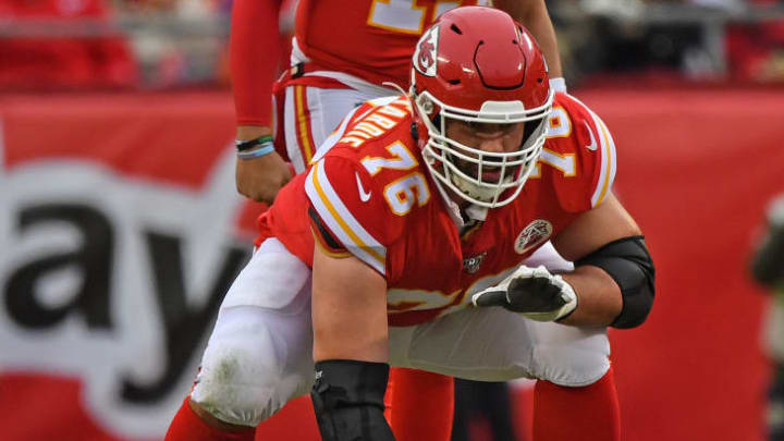 Kansas City Chiefs offensive lineman Laurent Duvernay-Tardif