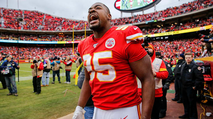 Chiefs DT Chris Jones against the Chargers