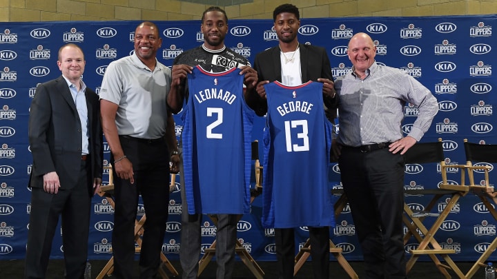 Los Angeles Clippers Introduce Kawhi Leonard & Paul George