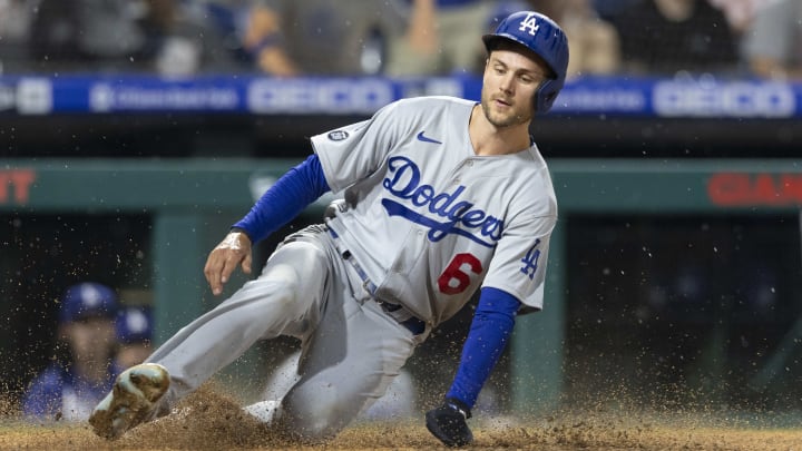 Watch: Dodgers' Trea Turner's viral smooth slide vs. Phillies