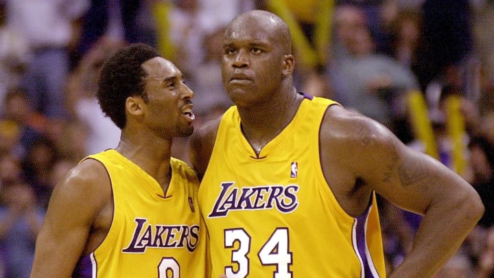 Shaquille O'Neal y Kobe Bryant ganaron tres títulos con los Lakers