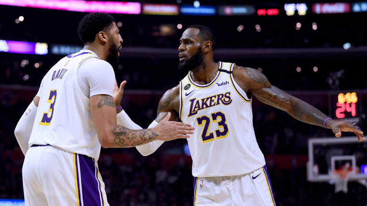 Davis y James son las dos grandes estrellas de los Lakers en la actualidad