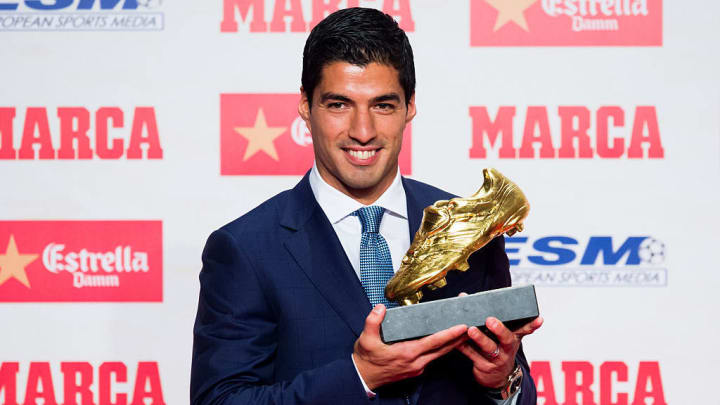 Luis Suárez ganó la bota de oro en 2016