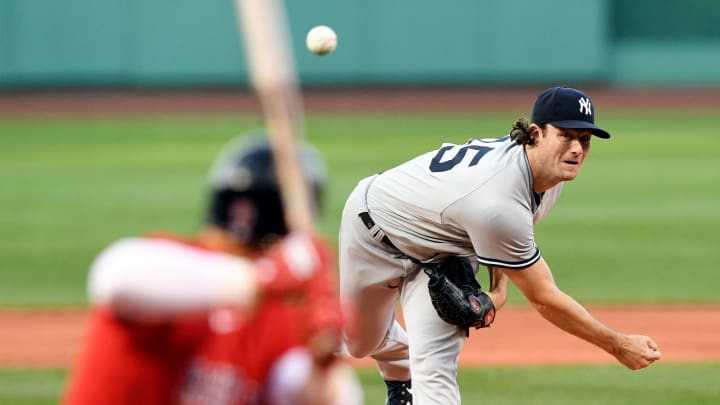 Gerrit Cole will take the mound for the Yankees in the AL wild card game against Boston.