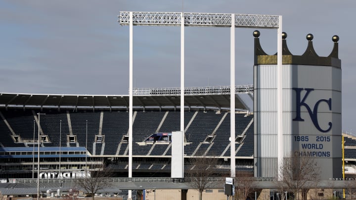 Kauffman Stadium, home of the Kansas City Royals