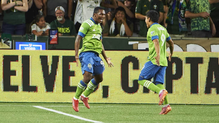 Seattle Sounders scored a host of stunning goals during their 6-2 thrashing of rivals Portland Timbers.