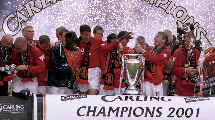Manchester United Premier League champions 2000/01