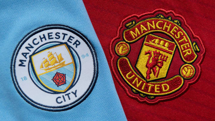 Manchester City and Manchester United 