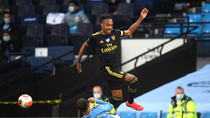 Pierre-Emerick Aubameyang en difficulté face aux Citizens