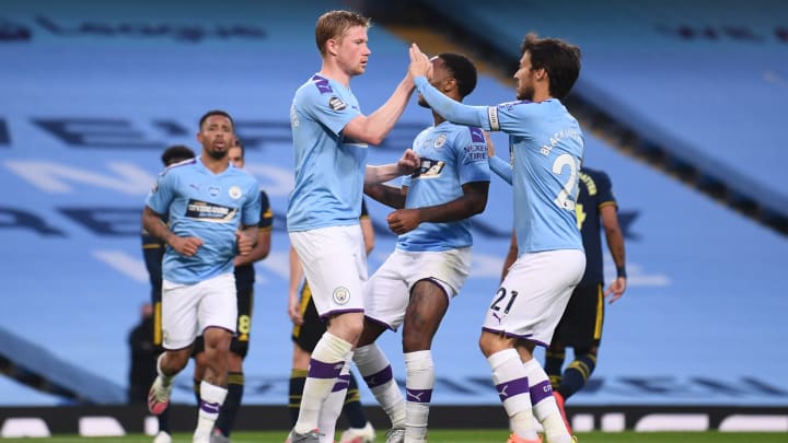 Kevin De Bruyne qui vient d'inscrire le deuxième but du match Kevin De Bruyne qui vient d'inscrire le deuxième but du match