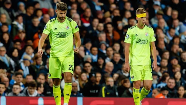 Petkovic (l.) und Olmo (r.) gemeinsam mit Zagreb in der Champions League