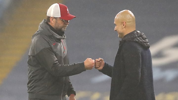 Pep and Klopp bump fists after City and Liverpool happily shared the spoils in their 1-1 stalemate