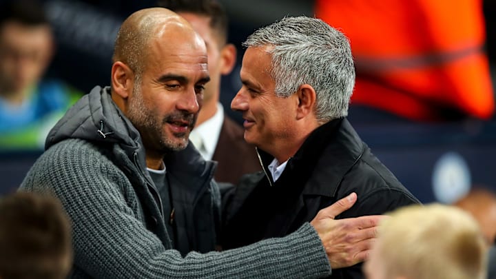 Un duel entre deux grands entraîneurs, Pep Guardiola et José Mourinho
