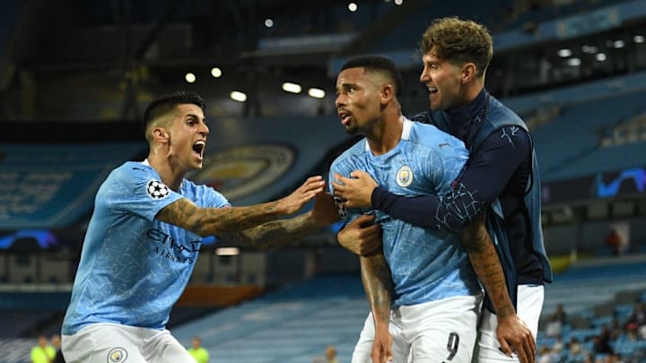 Gabriel Jesús celebra el segundo gol del City frente al Real Madrid