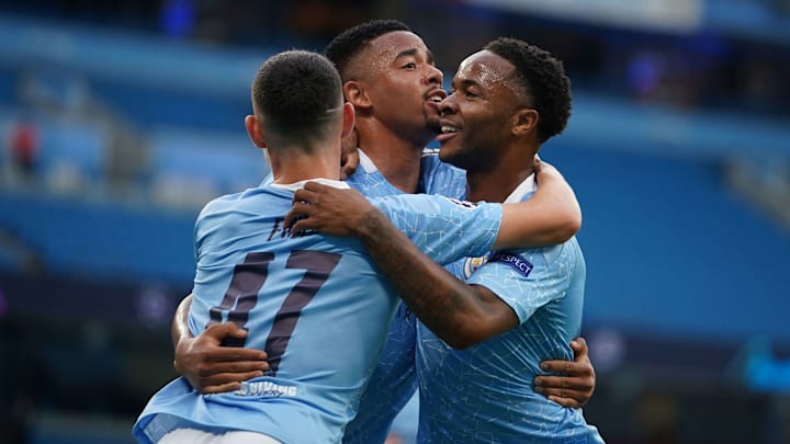 Phil Foden, Raheem Sterling, Gabriel Jesus Phil Foden, Raheem Sterling, Gabriel Jesus