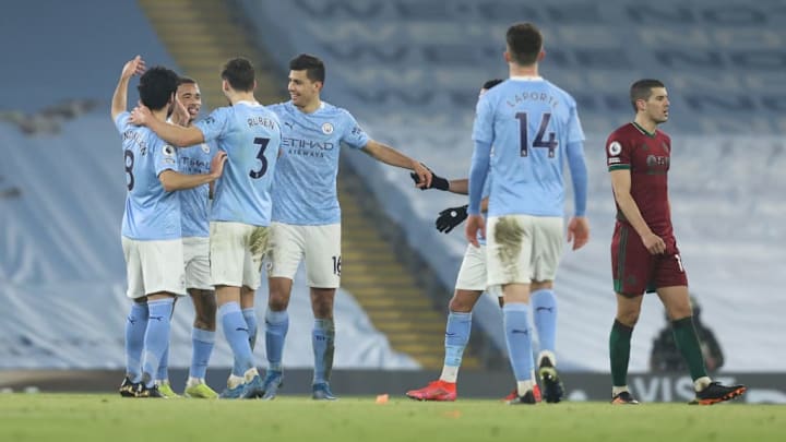 Gabriel Jesus, Ilkay Guendogan, Ruben Dias