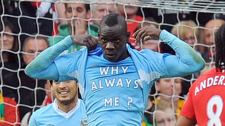 Manchester City's Italian striker Mario