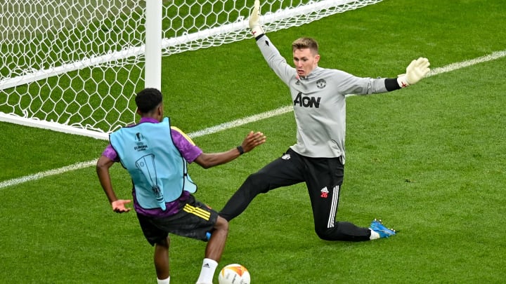 Manchester United FC Training Session and Press Conference - UEFA Europa League Final 2021 Manchester United FC Training Session and Press Conference - UEFA Europa League Final 2021