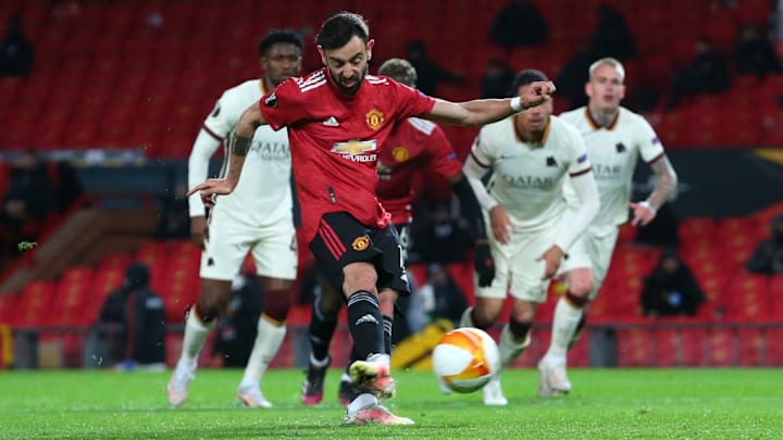 bruno fernandes Manchester United  Liga Europa