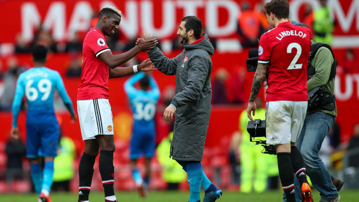 Paul Pogba dan Henrikh Mkhitaryan Paul Pogba dan Henrikh Mkhitaryan