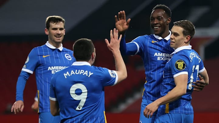 Danny Welbeck, Pascal Gross, Neal Maupay, Leandro Trossard