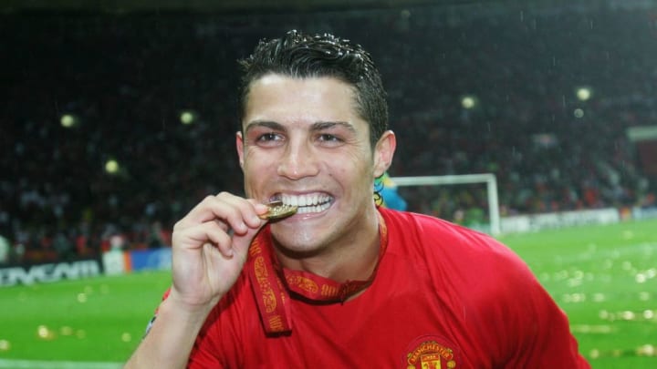 Cristiano Ronaldo ganó la Champions League con el Manchester United