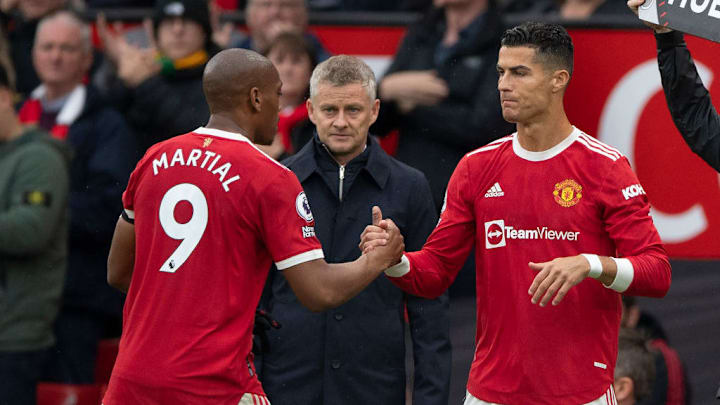 Anthony Martial, Ole Gunnar Solskjær, Cristiano Ronaldo